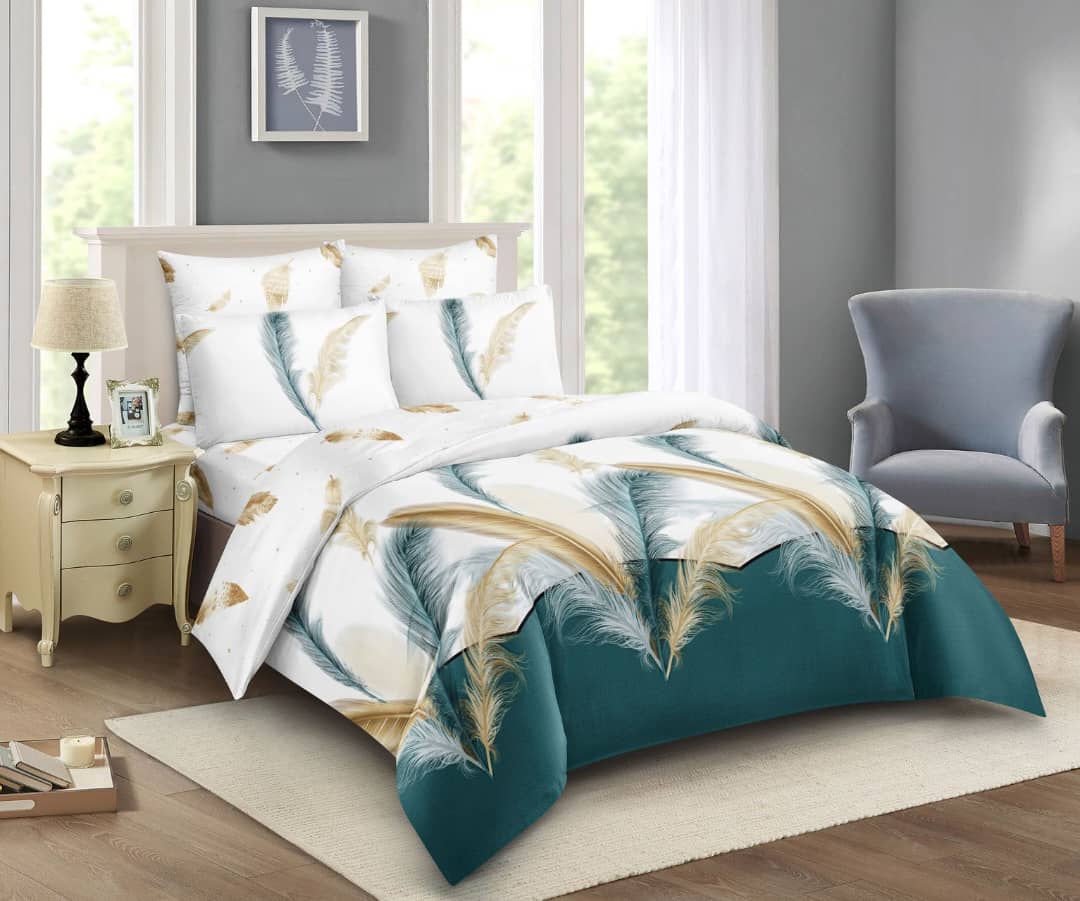 Complete 10-Piece Bedding Super Set with Removable Quilt (6x6)