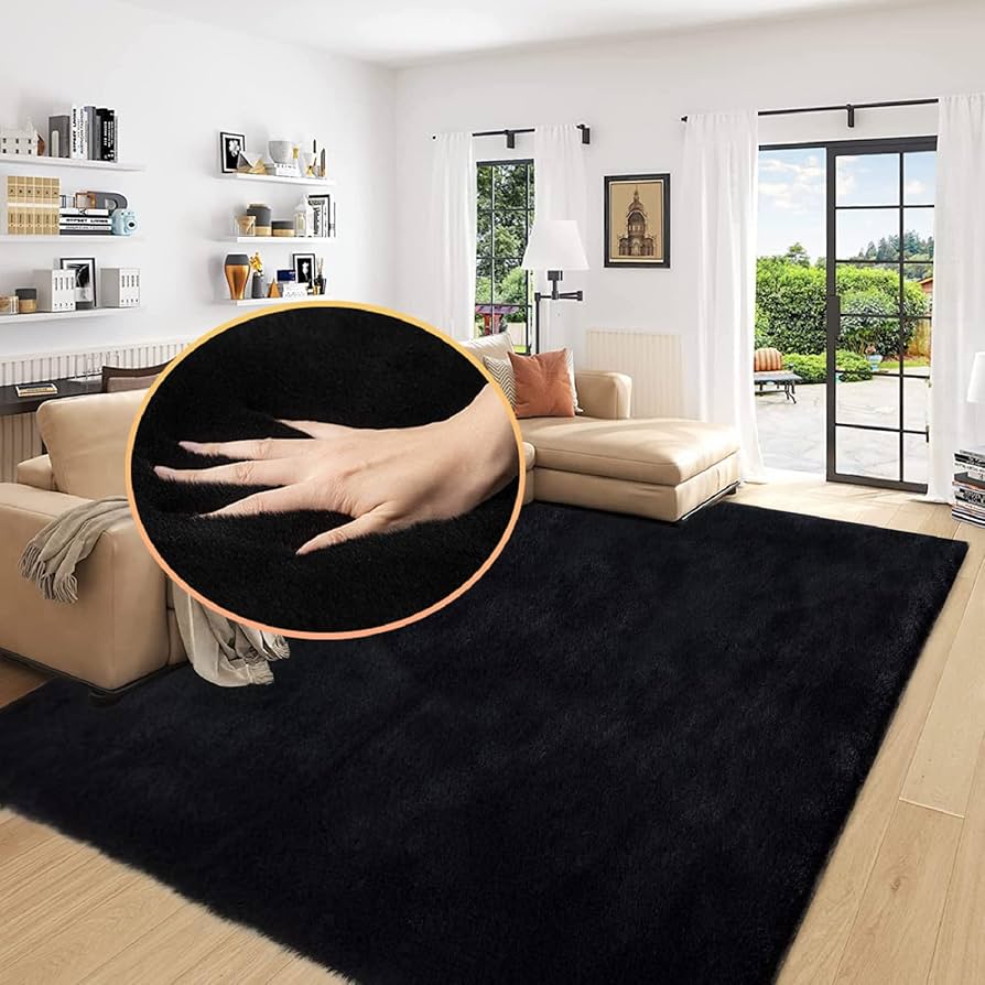 Rabbit Fur Carpets.