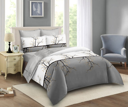 Complete 10-Piece Bedding Super Set with Removable Quilt (6x6)