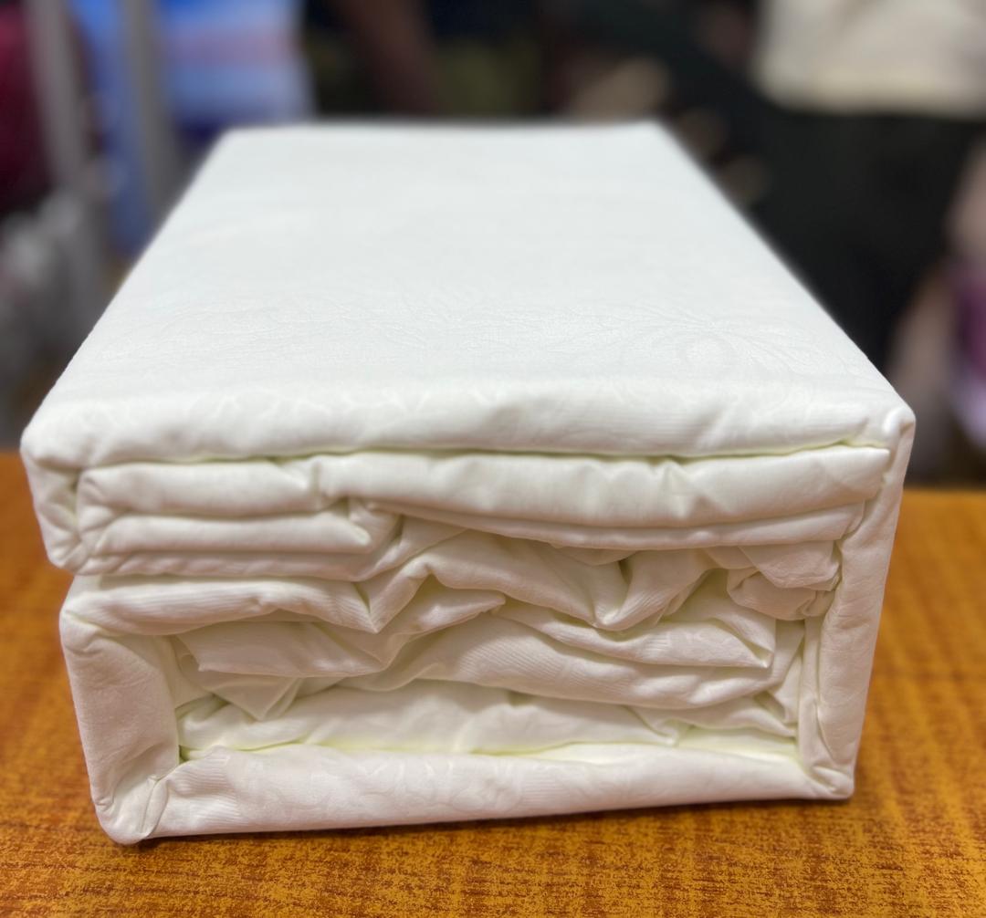 4-Piece Plain Cotton Sheet Set
