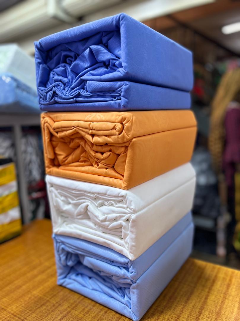 4-Piece Plain Cotton Sheet Set
