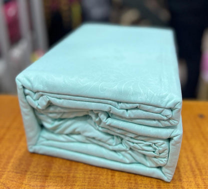 4-Piece Plain Cotton Sheet Set