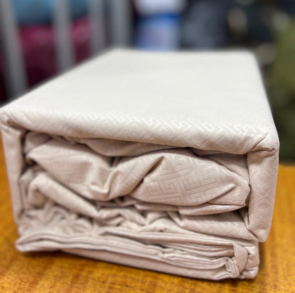4-Piece Plain Cotton Sheet Set